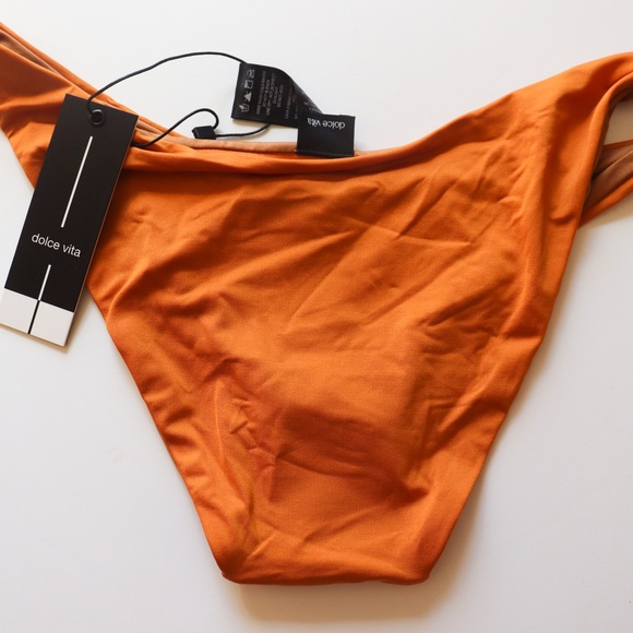 Dolce Vita High Cut Bikini in Caramel Size M - Picture 3 of 3